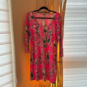 Lilly Pulitzer three-quarter sleeve cotton dress. Size XL.